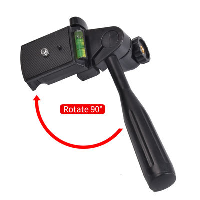 Hoog - de kwaliteitspan/het Schuine standhoofd, Camera 360 zet Adapter en het Snelle Hoofd van de de Cameradriepoot van de Versieplaat op