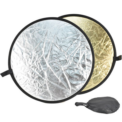 60cm de Zilveren Gouden Vouwende Reflector van de Fotostudio voor het Openlucht Binnen Schieten